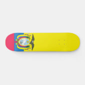 Skateboard Drapeau d'Ecuadorian (Horz)