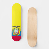 Skateboard Drapeau d'Ecuadorian (Recto)