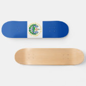 Skateboard Drapeau d'El Salvador (Horz)