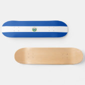 Skateboard Drapeau d'El Salvador (Horz)