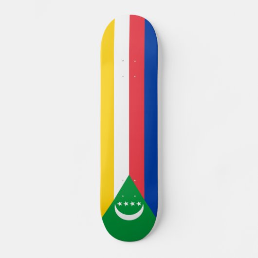 Skateboard Drapeau des Comores (Recto)
