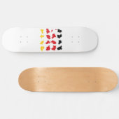 Skateboard Drapeau des États allemands (Horz)