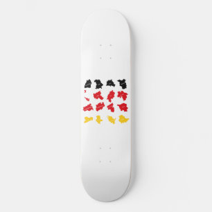 Skateboard Drapeau des États allemands