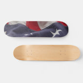 Skateboard drapeau des États-Unis (Horz)