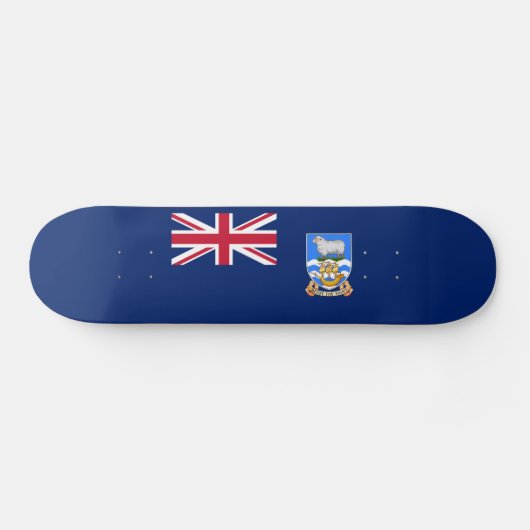 Skateboard Drapeau des îles Falkland (Horz)