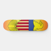 Skateboard Drapeau des îles Vierges (Horz)