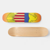 Skateboard Drapeau des îles Vierges (Horz)