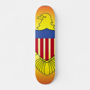 Skateboard Drapeau des îles Vierges