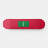 Skateboard Drapeau des Maldives (Horz)