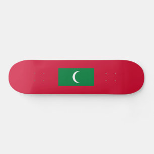 Skateboard Drapeau des Maldives