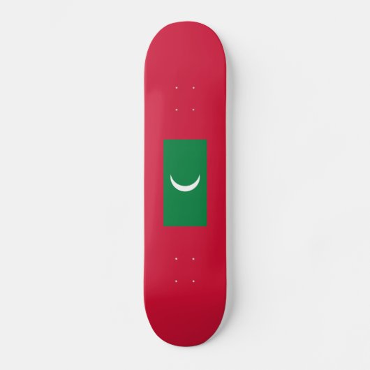Skateboard Drapeau des Maldives (Recto)