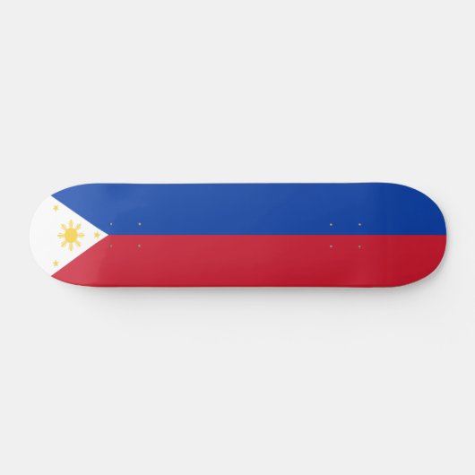 Skateboard drapeau des Philippines (Horz)