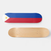 Skateboard drapeau des Philippines (Horz)