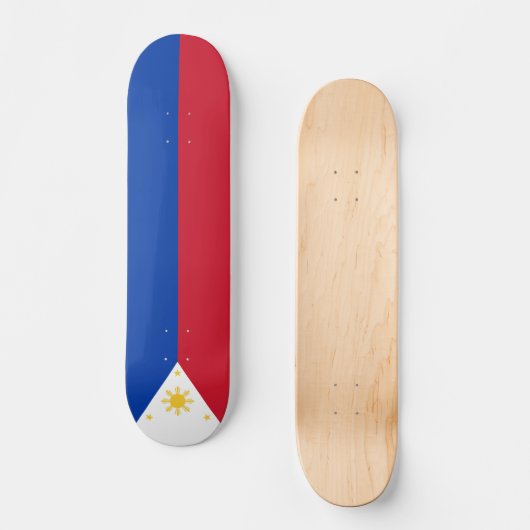 Skateboard drapeau des Philippines (Recto)