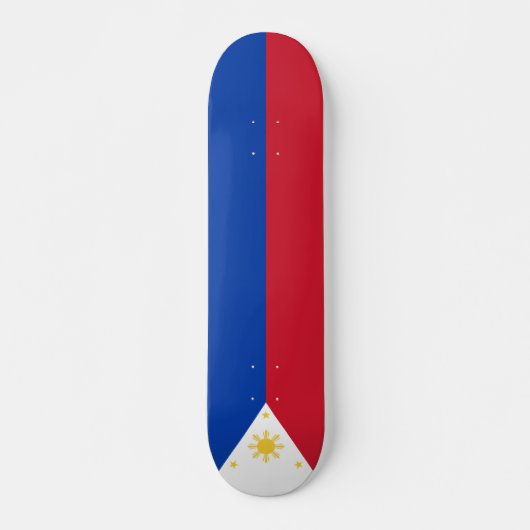 Skateboard drapeau des Philippines (Devant)