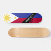 Skateboard Drapeau des Philippines (Horz)