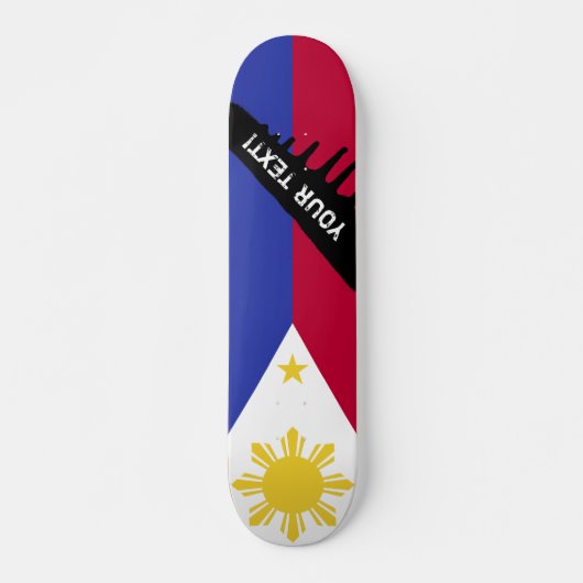 Skateboard Drapeau des Philippines (Devant)