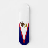 Skateboard Drapeau des Samoa américaines (Devant)
