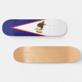 Skateboard Drapeau des Samoa américaines (Horz)