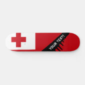 Skateboard Drapeau des Tonga (Horz)