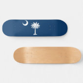 Skateboard Drapeau d'État de Caroline du Sud (Horz)