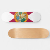 Skateboard Drapeau d'état de la Floride (Horz)