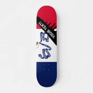 Skateboard Drapeau d'état de l'Iowa