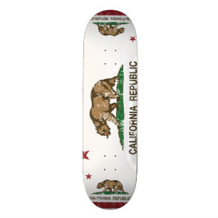 Skateboard Drapeau d'état de République de la Californie
