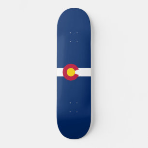 Skateboard Drapeau d'Etat du Colorado