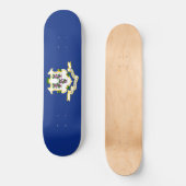 Skateboard Drapeau d'État du Connecticut (Recto)