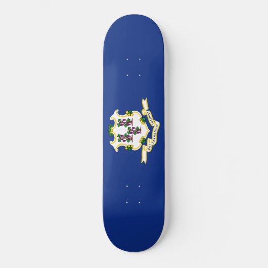 Skateboard Drapeau d'État du Connecticut (Recto)