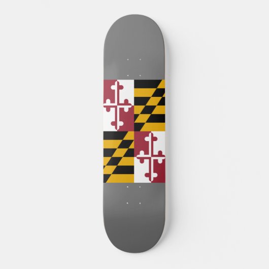 Skateboard Drapeau d'État du Maryland (Recto)