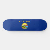 Skateboard Drapeau d'État du Montana (Horz)