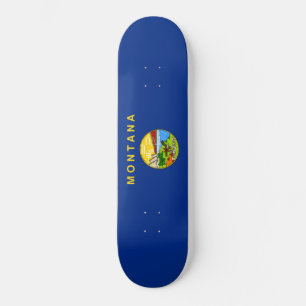 Skateboard Drapeau d'État du Montana