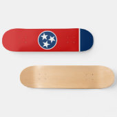 Skateboard Drapeau d'état du Tennessee (Horz)