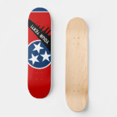 Skateboard Drapeau d'état du Tennessee (Recto)