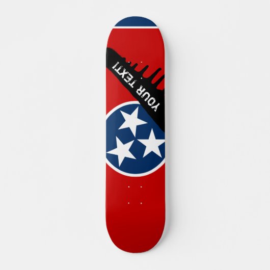 Skateboard Drapeau d'état du Tennessee (Devant)