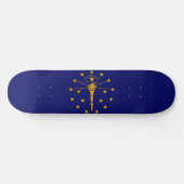 Skateboard Drapeau d'état Indiana (Horz)