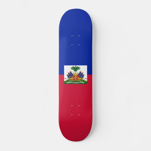 Skateboard Drapeau d'Haïti (Recto)