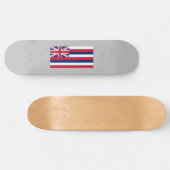 Skateboard Drapeau d'Hawaï (État des États-Unis) (Horz)
