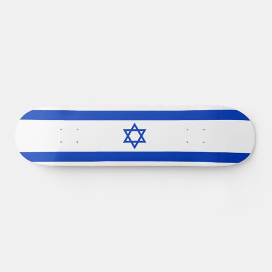 Skateboard Drapeau d'Israël (Horz)