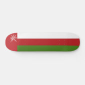 Skateboard Drapeau d'Oman (Horz)