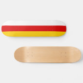 Skateboard Drapeau d'Ossétie du Sud (Horz)