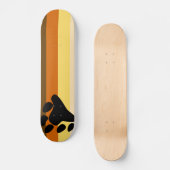 Skateboard Drapeau d'ours et de gay pride de la Communauté (Recto)