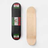 Skateboard Drapeau Droit devant le Mexique (Recto)