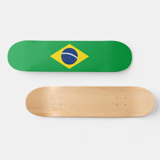 Skateboard Drapeau du Brésil (Horz)