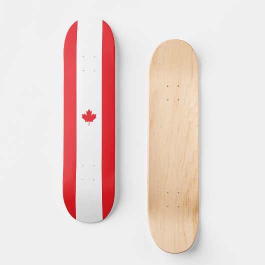 Skateboard Drapeau du Canada (Recto)