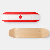 Skateboard Drapeau du Canada - Patinage (Horz)