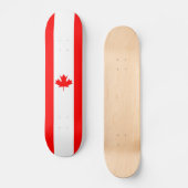 Skateboard Drapeau du Canada - Patinage (Recto)