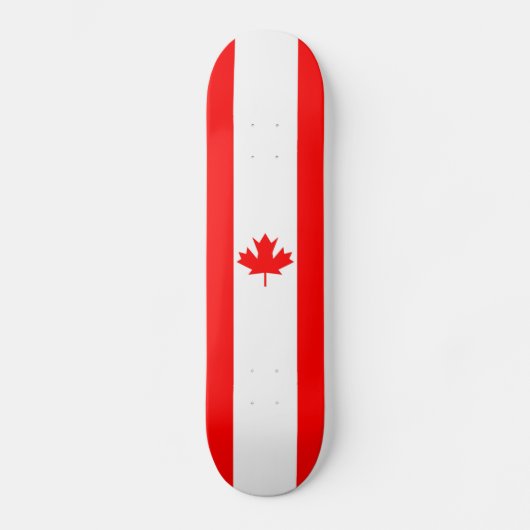 Skateboard Drapeau du Canada - Patinage (Recto)